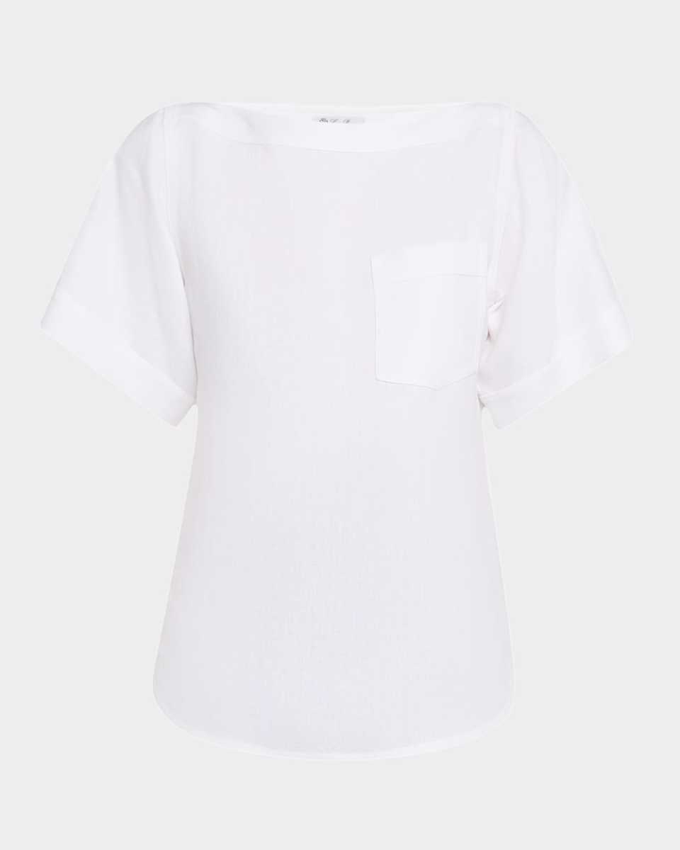 Assen Short-Sleeve Antiqua Linen Shirt
